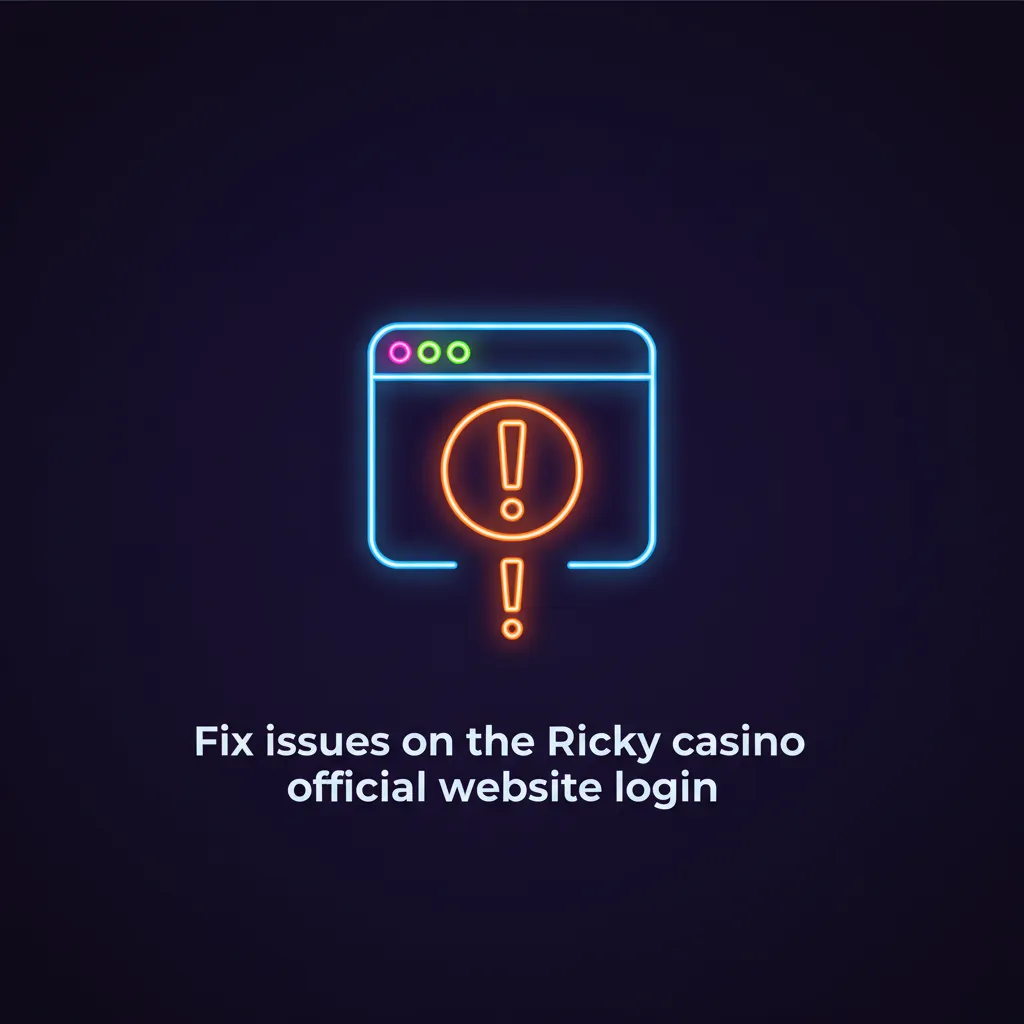 Guide to fix Ricky Casino login issues: reset password, check typos, sync 2FA time, wait if locked, clear cache or VPN.