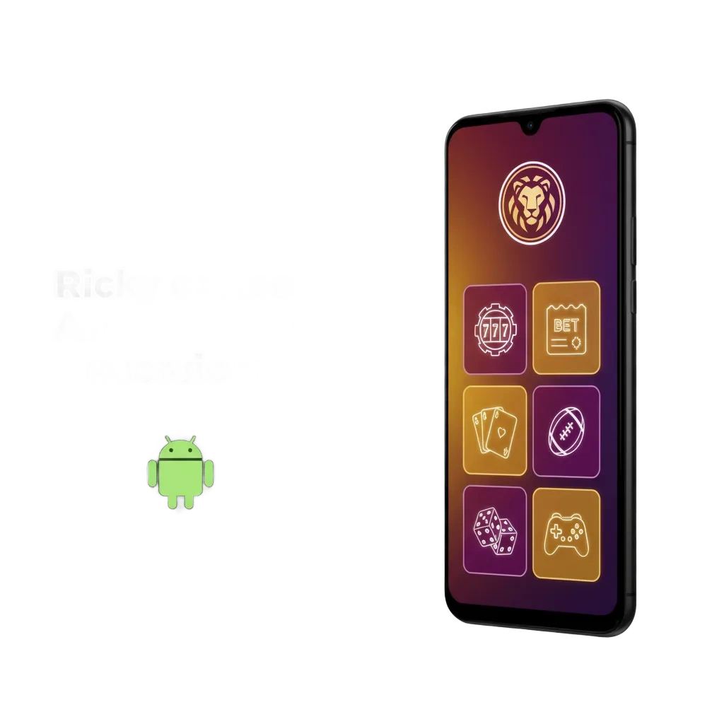 Ricky Casino Android app overview with mobile betting, casino games, fast payments, and install steps.