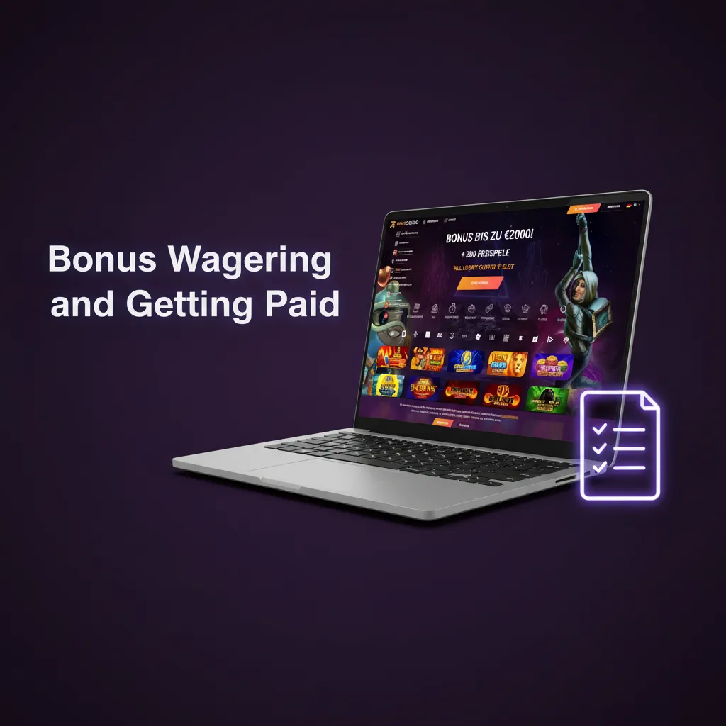 Infographic: bonus wagering & withdrawals—40x AU$50=AU$2,000; slots 100%; 7-day limit; max AU$7.50 bet; KYC.