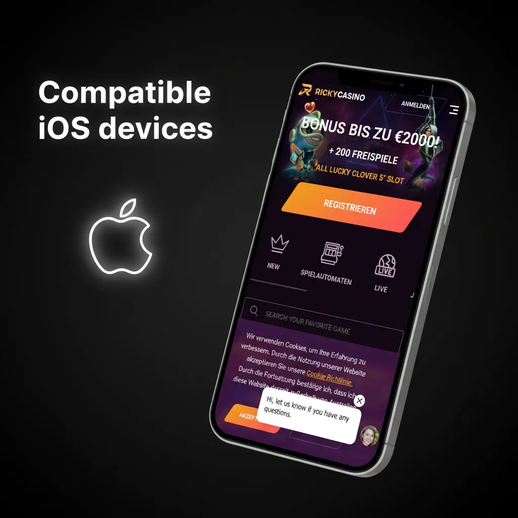 Compatible iOS devices: iPhone X–15 series tested; newer iPads on iPadOS 12+ supported.