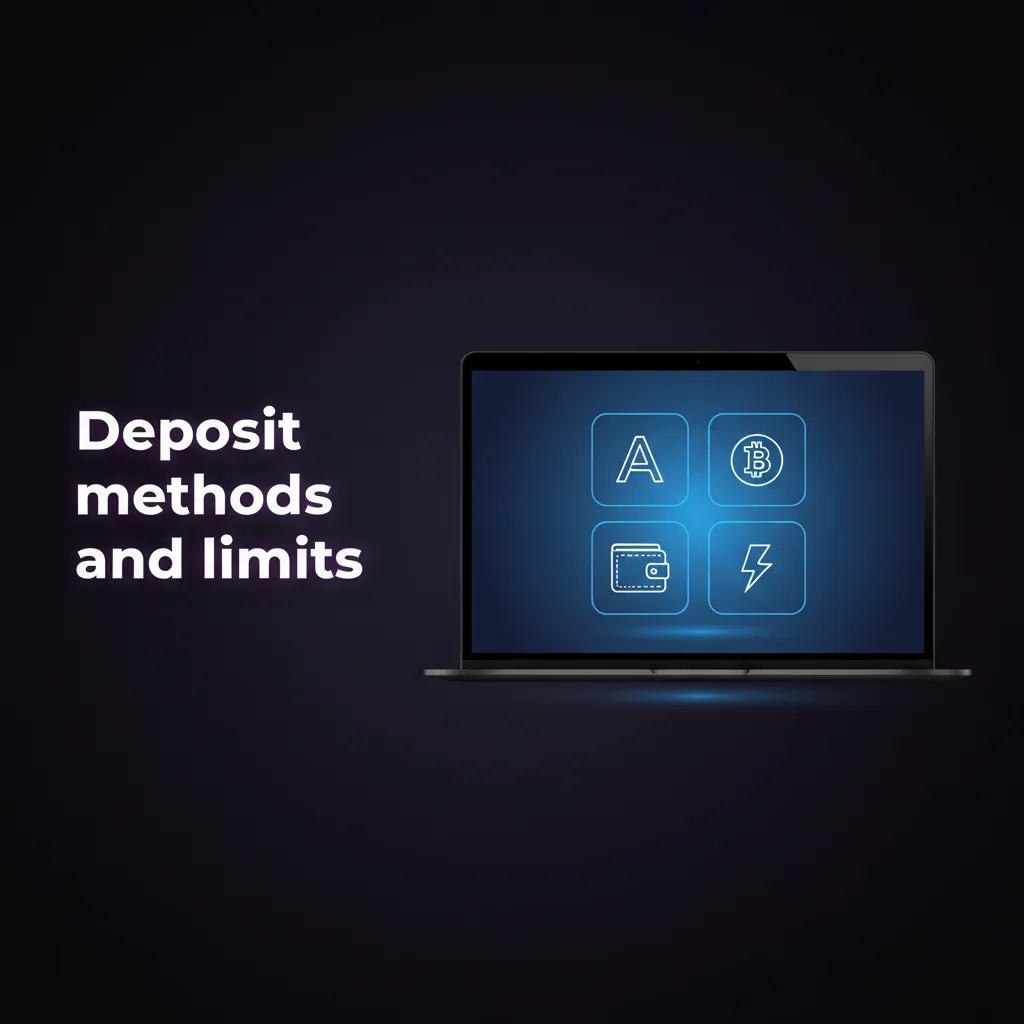 Australia deposit methods and limits: fund wallet via Cashier; choose method, enter amount, authorise, balance updates