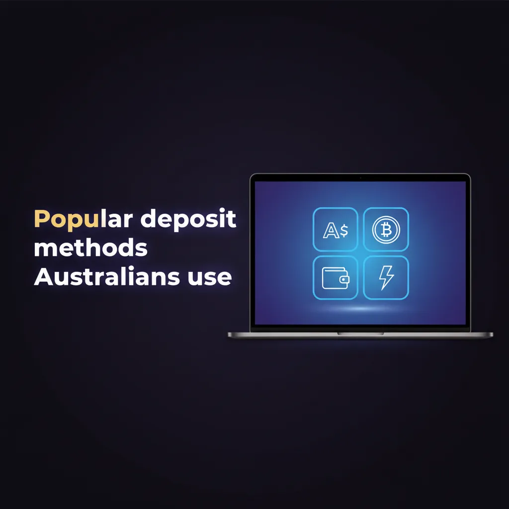 Icons of popular Australian deposit methods: Visa, Maestro, Neteller, Skrill, Paysafecard, bank transfer, Bitcoin, ecoPayz