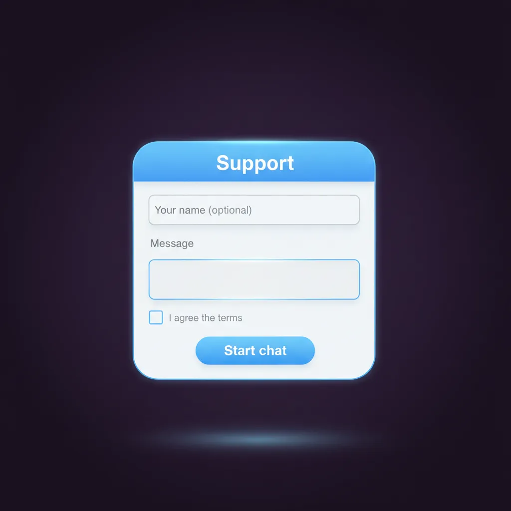 Support for desktop players: 24/7 live chat, email tickets, Help Centre FAQs, Facebook and X updates; no phone.