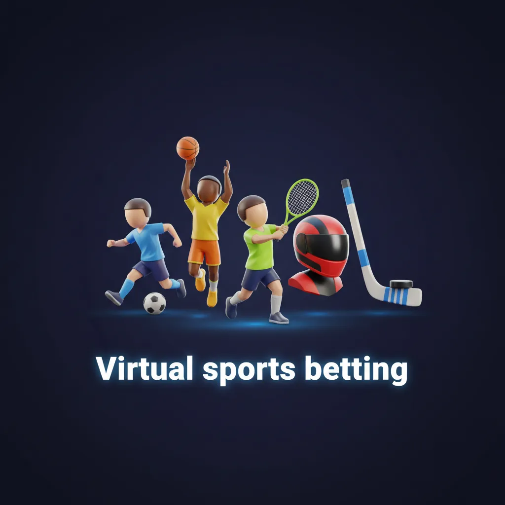 RNG virtual sports betting with events every few minutes: football, horse racing, greyhounds, tennis.