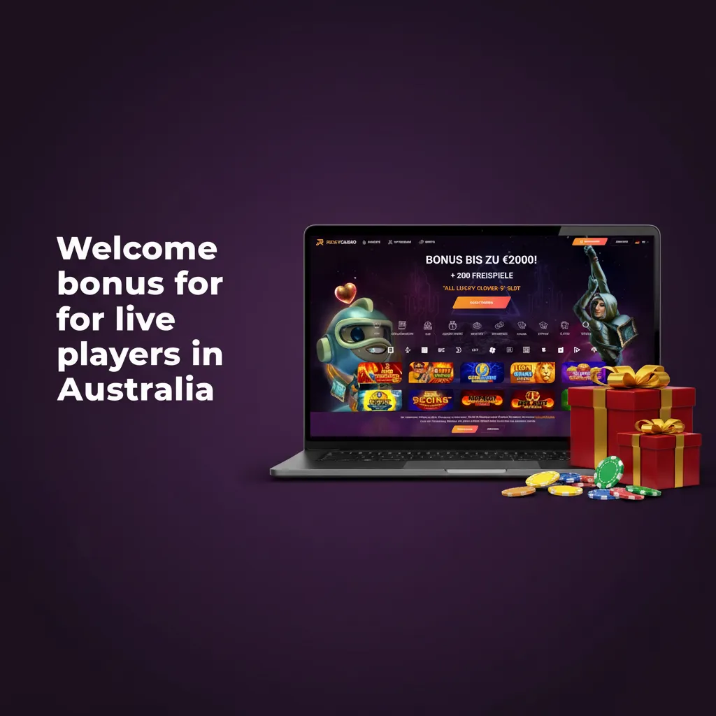 Australia live casino welcome bonus: up to AU$7,500 or 2,400 USDT + 550 free spins on All Lucky Clovers 5. 18+; terms apply