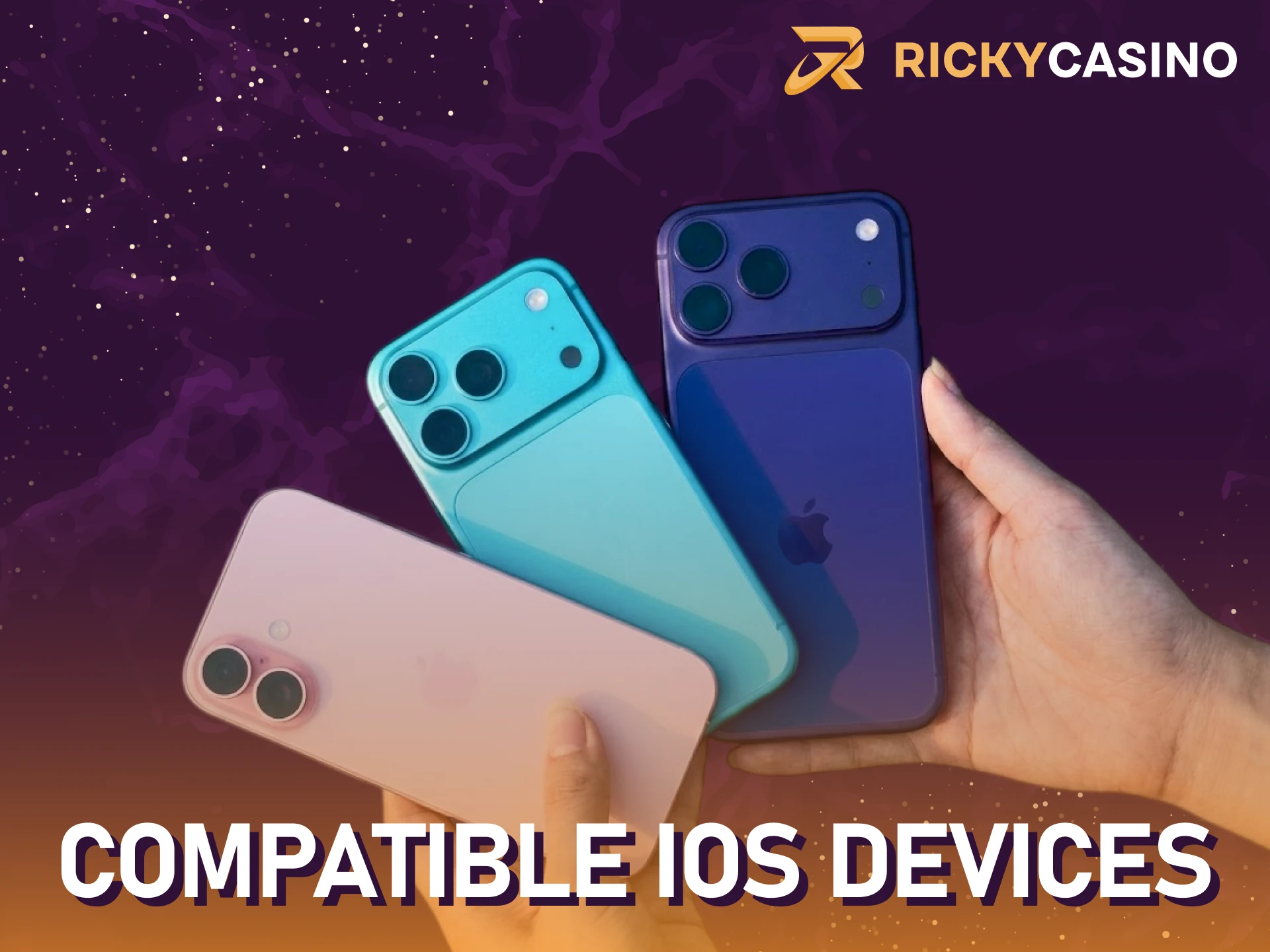 See compatible iOS devices for the Ricky casino app in Australia.