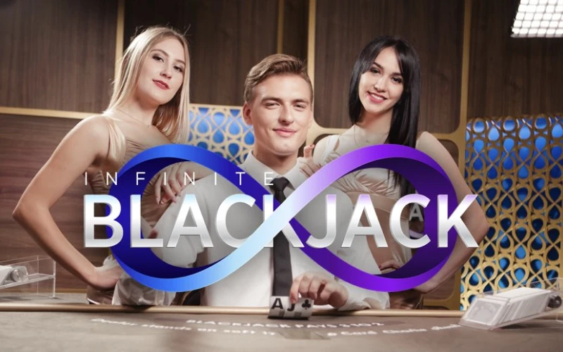Take a seat at the Infinite Blackjack table in Ricky casino.