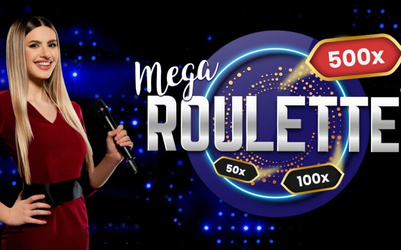 Join the action of Mega Roulette with a Ricky casino dealer.