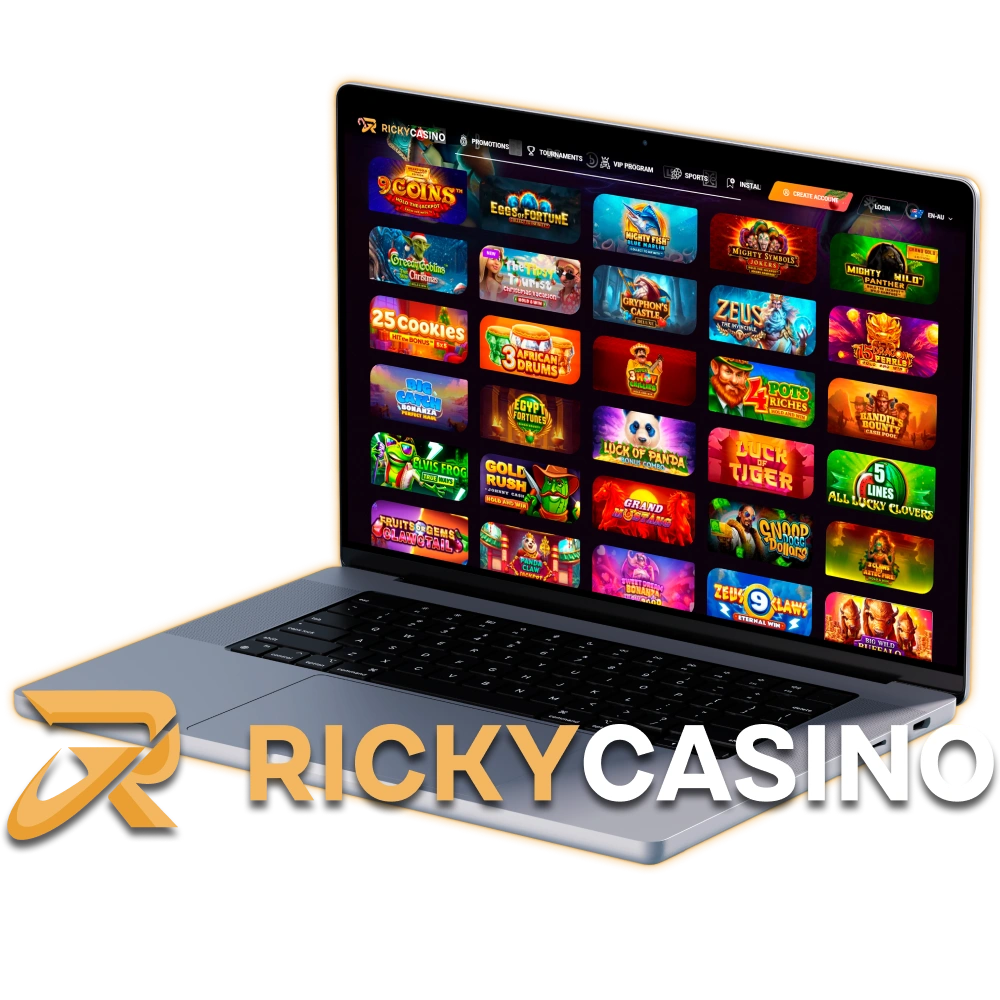Spin the best Ricky Casino Slots and discover thrilling themes and huge jackpots.