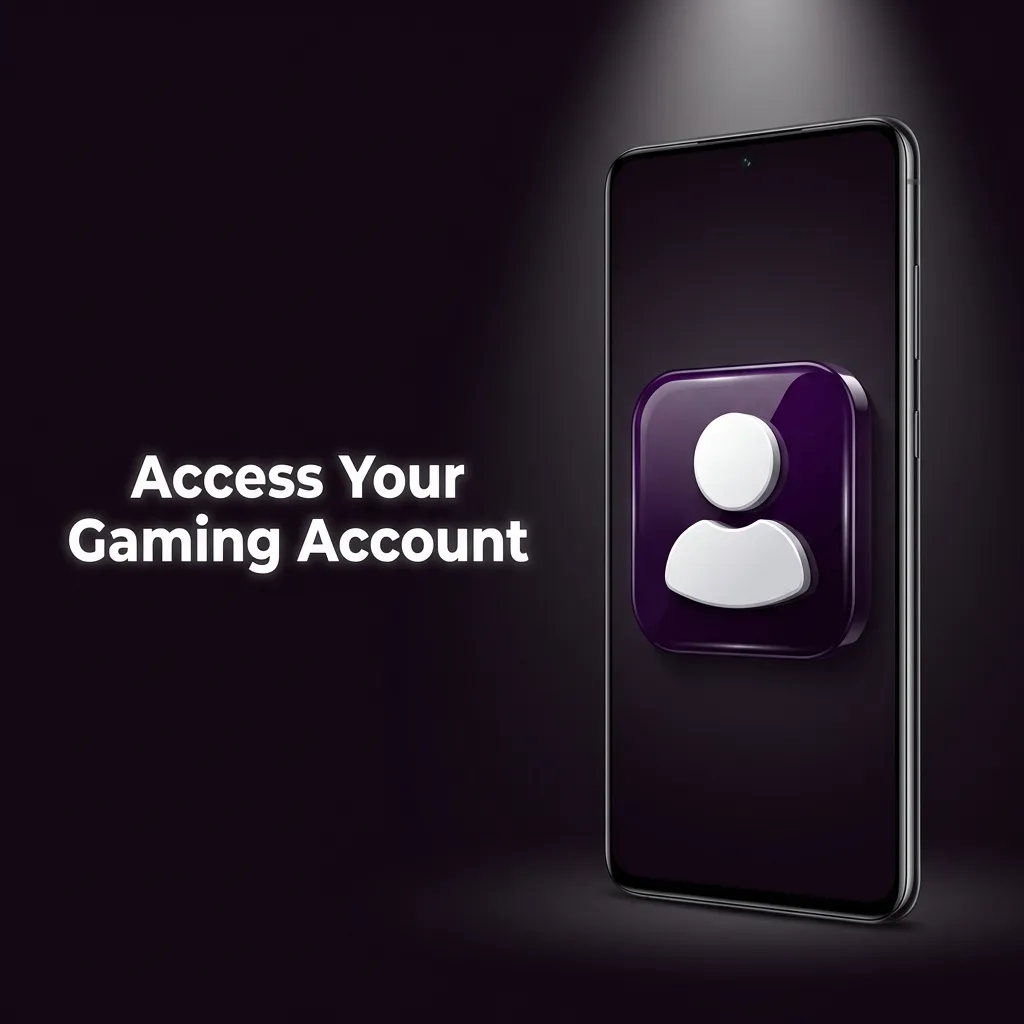 Gaming account login interface showing email and password fields for accessing balance and betting history