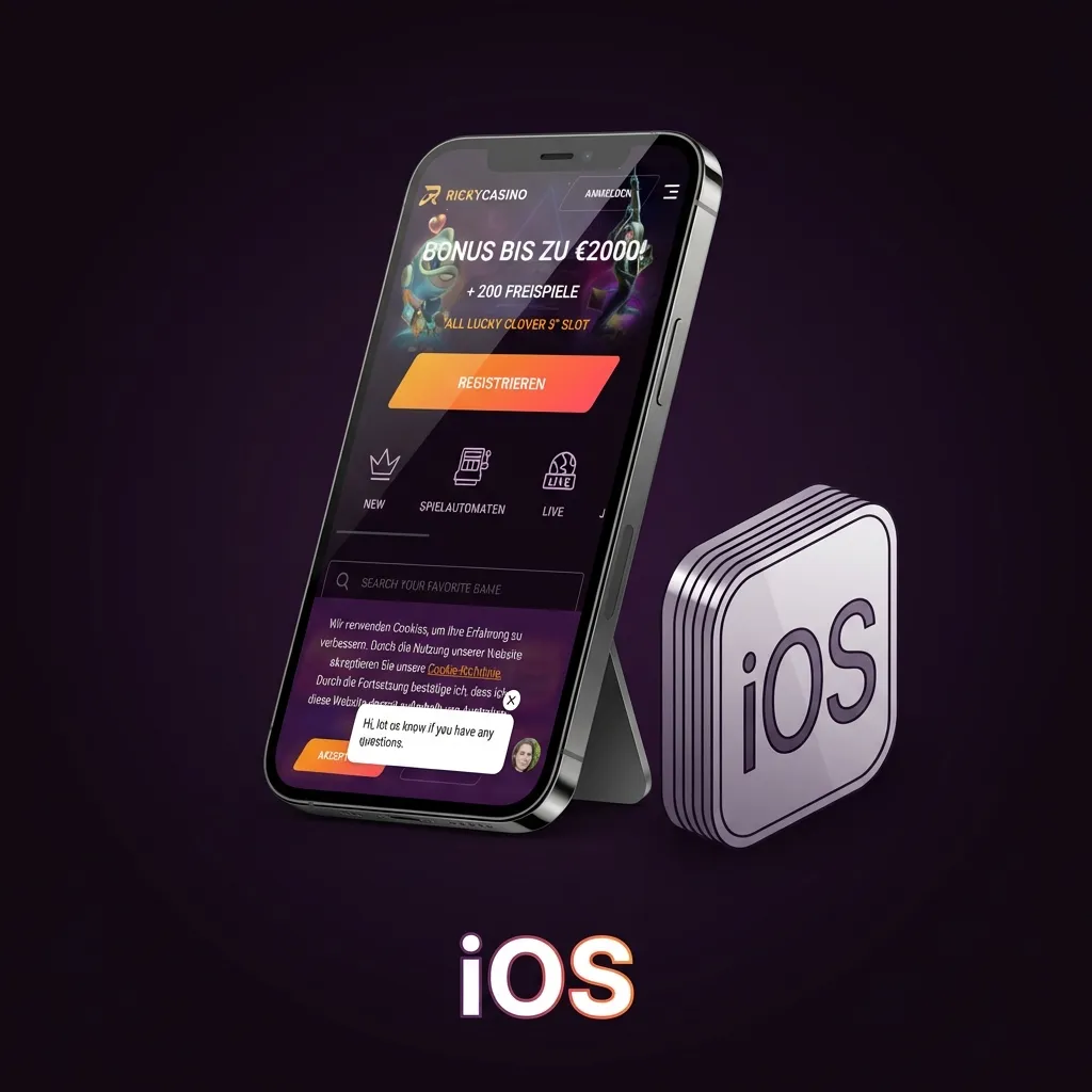 iOS app download screen showing App Store installation steps for iPhone and iPad with iOS 12.0 or later