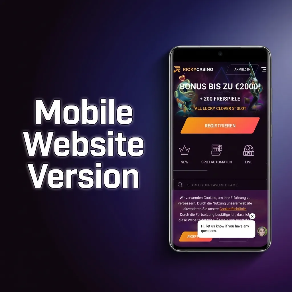 Mobile-optimised betting platform interface displaying casino games and betting options on smartphone screen