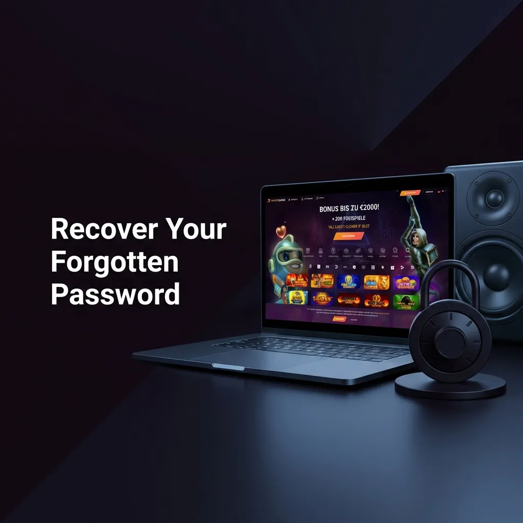 Password recovery form showing email input field and reset instructions for account access restoration