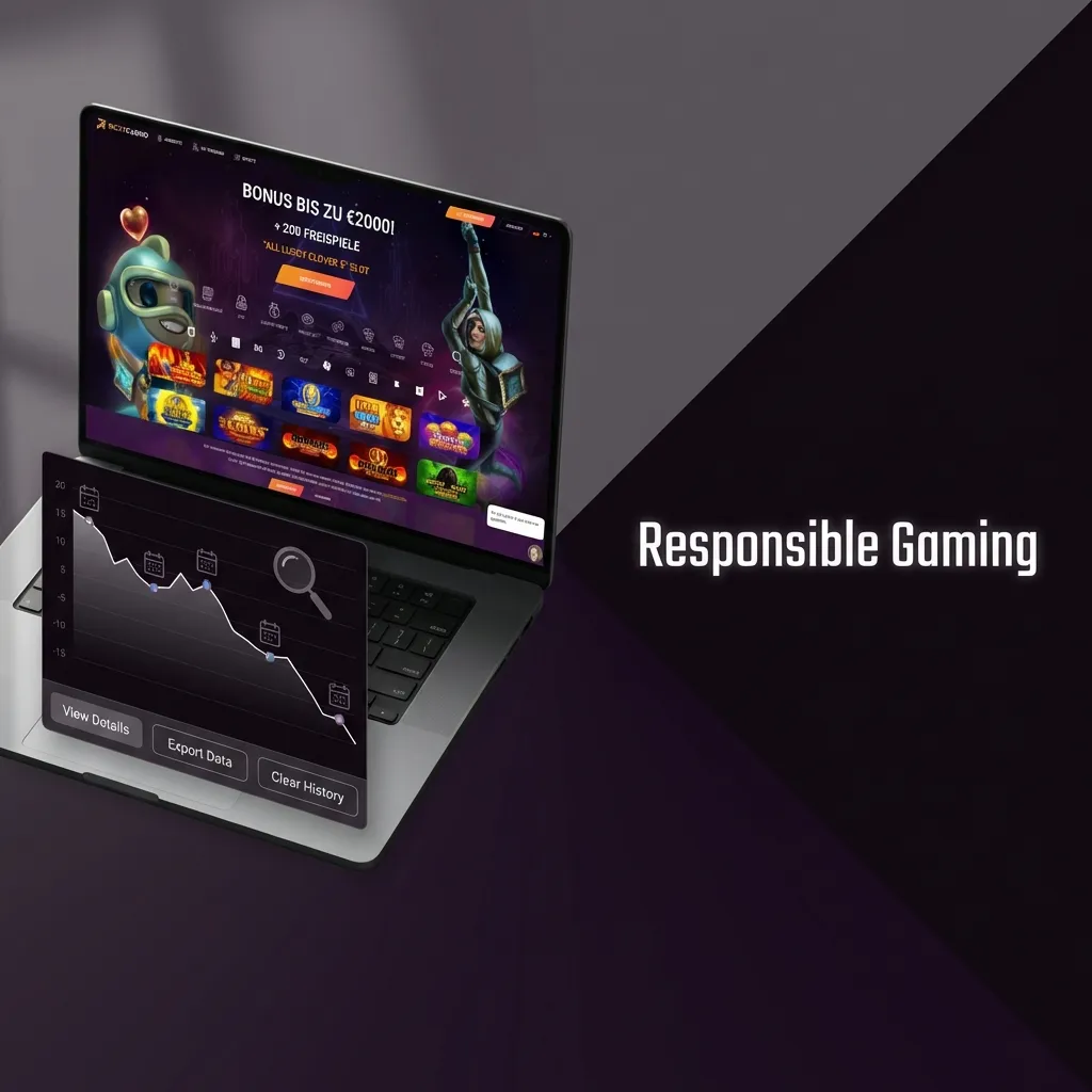 Responsible gaming tools icon showing deposit limits, session timers, and self-exclusion options for safe play.